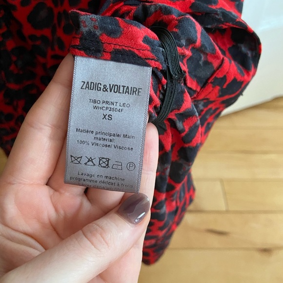 Red Leo top from Zadig&Voltaire - Picture 6 of 6
